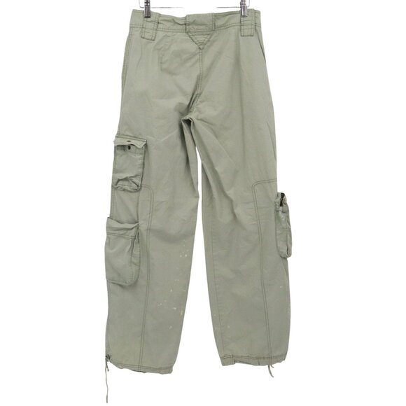 Urban Outfitters Cargo Pants Women M Green Slouchy Goblincore Fairy Grunge Loose - Picture 3 of 16